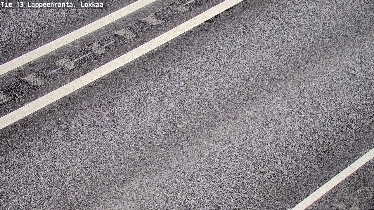 Weather Camera Image Väg 13 Lokkaa rakan, Lappeenranta, Etelä-Karjala