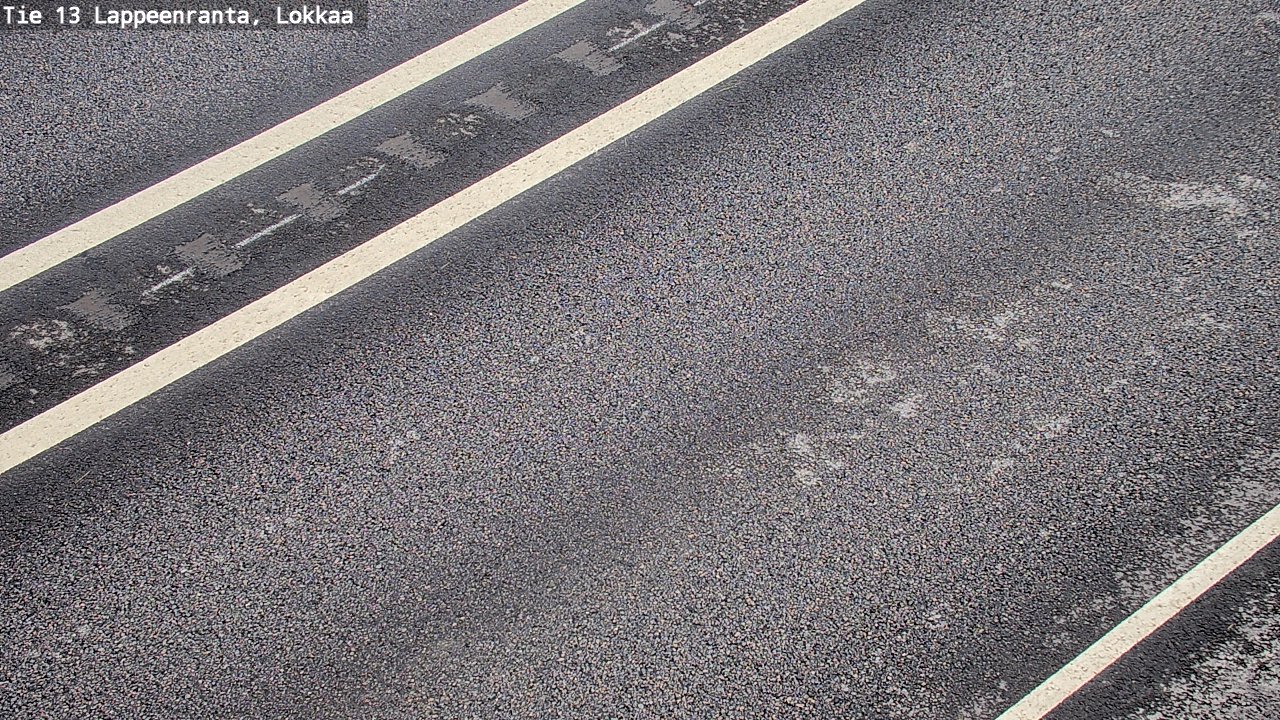 Weather Camera Image Väg 13 Lokkaa rakan, Lappeenranta, Etelä-Karjala