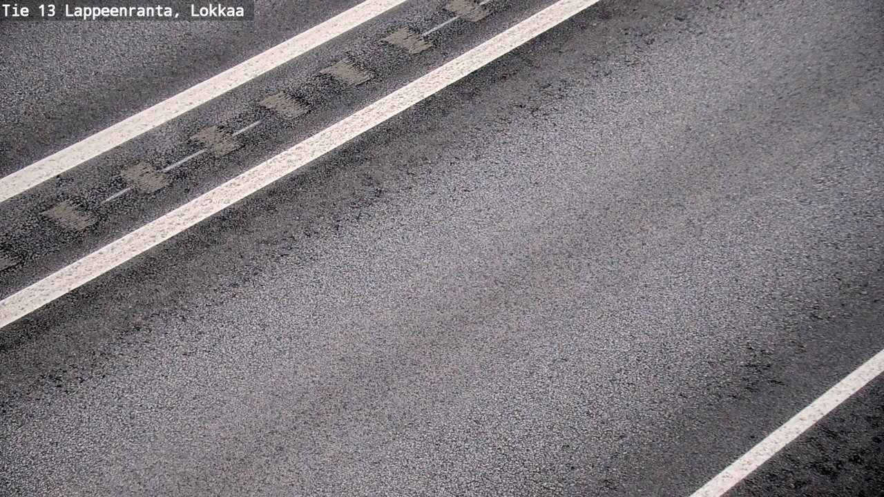 Weather Camera Image Väg 13 Lokkaa rakan, Lappeenranta, Etelä-Karjala