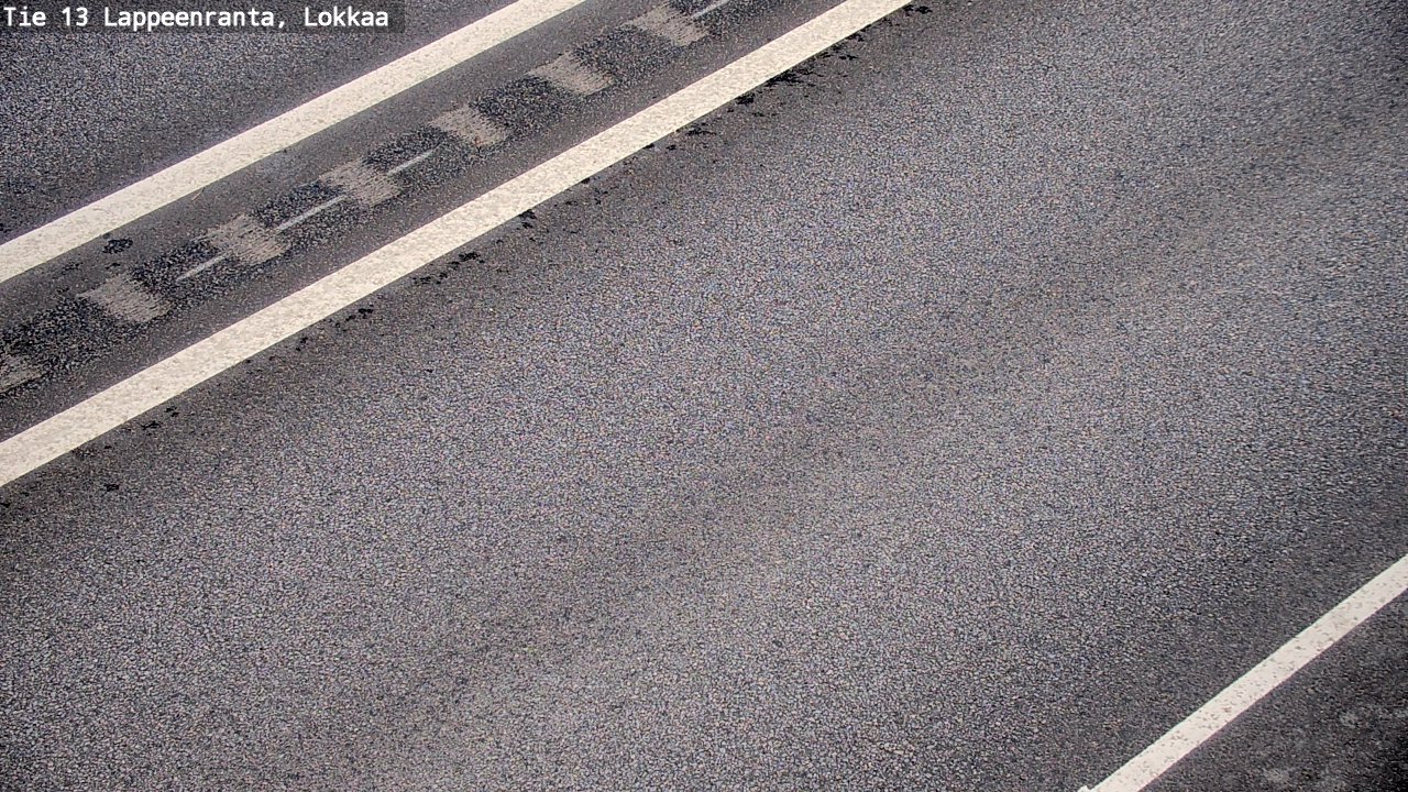 Weather Camera Image Road 13 Lokkaa straight, Lappeenranta, Etelä-Karjala