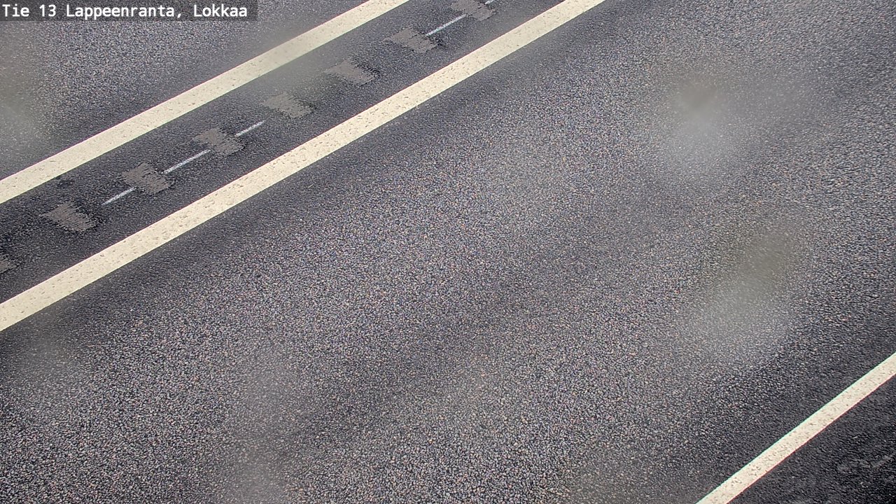 Weather Camera Image Väg 13 Lokkaa rakan, Lappeenranta, Etelä-Karjala