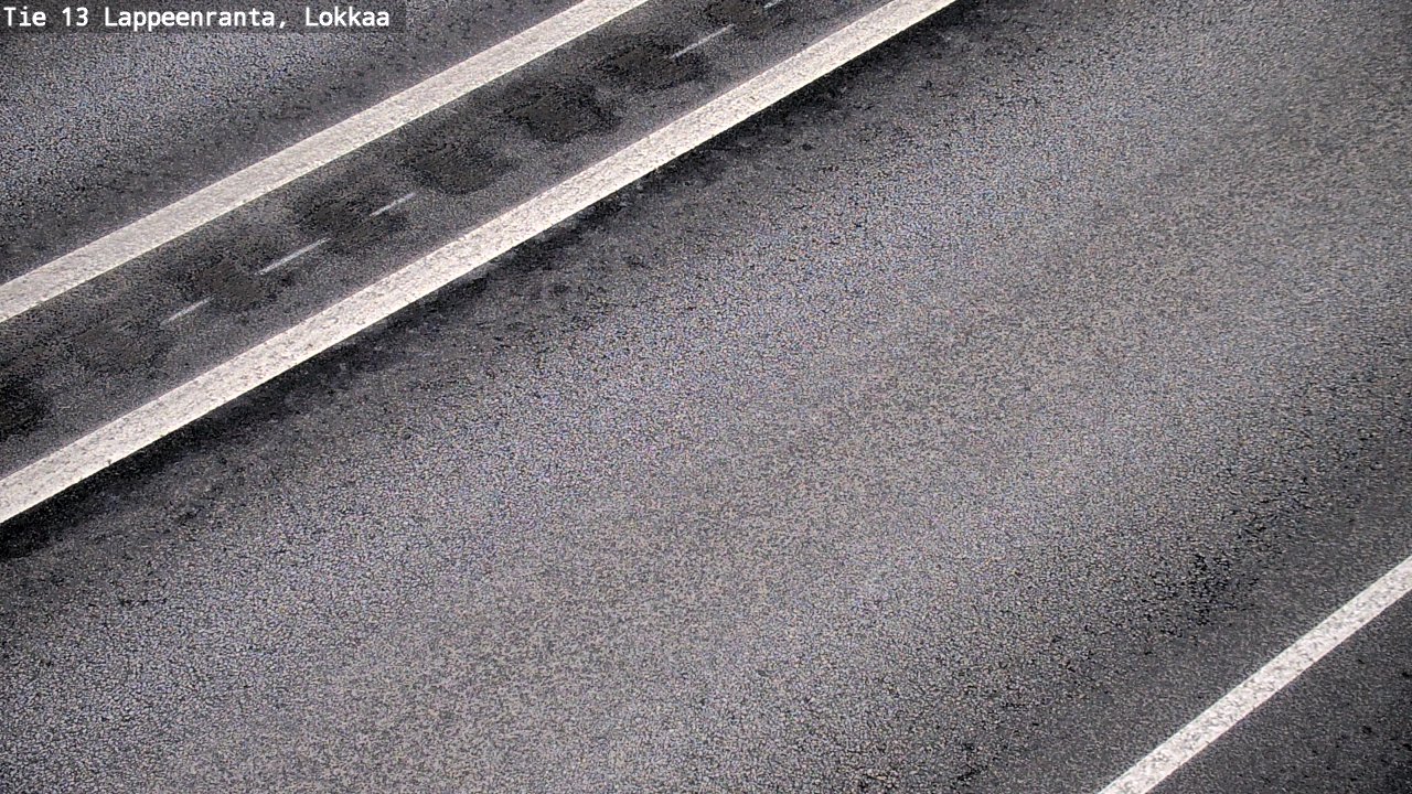 Weather Camera Image Road 13 Lokkaa straight, Lappeenranta, Etelä-Karjala