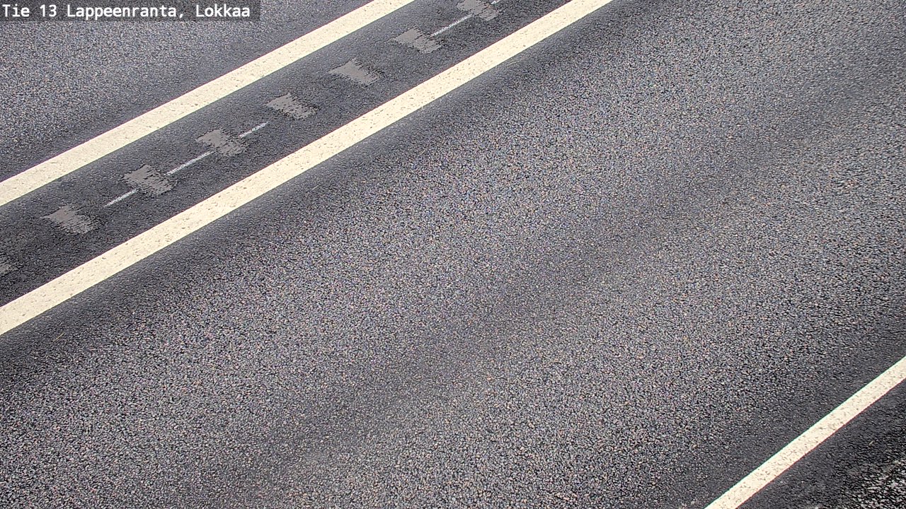Weather Camera Image Väg 13 Lokkaa rakan, Lappeenranta, Etelä-Karjala