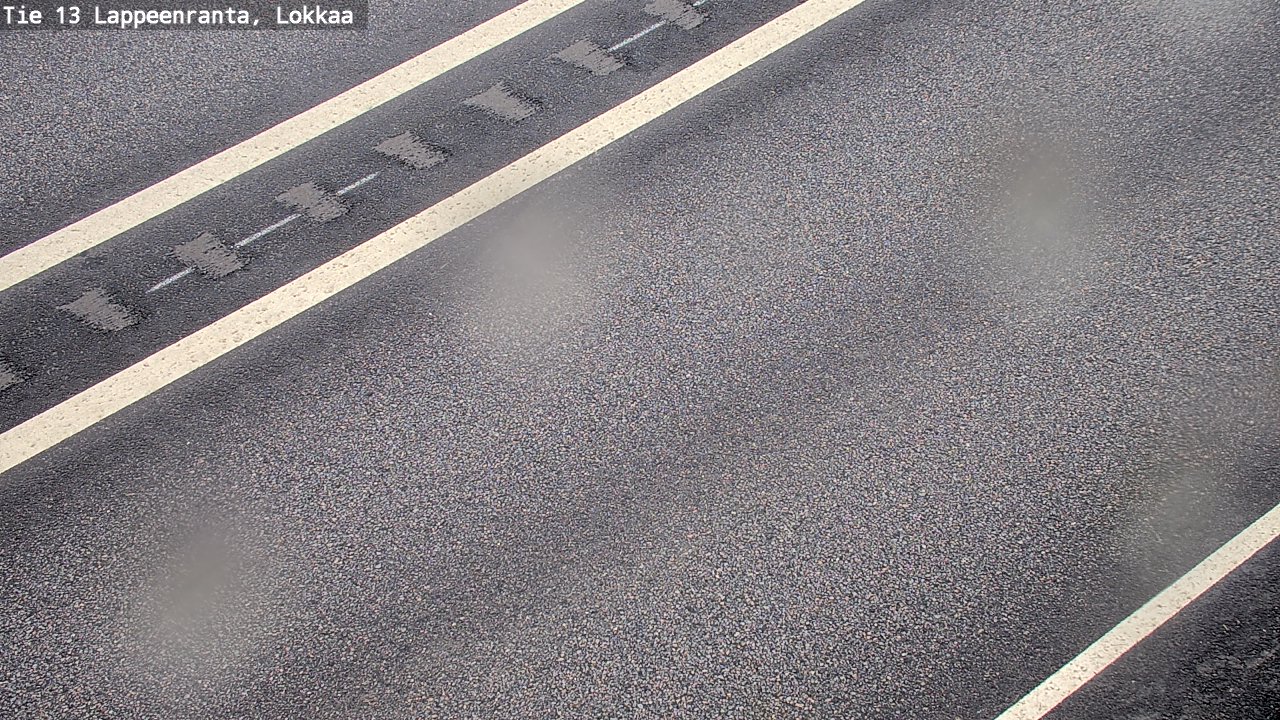 Weather Camera Image Väg 13 Lokkaa rakan, Lappeenranta, Etelä-Karjala