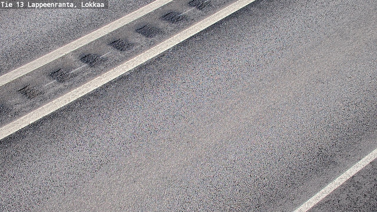 Weather Camera Image Road 13 Lokkaa straight, Lappeenranta, Etelä-Karjala