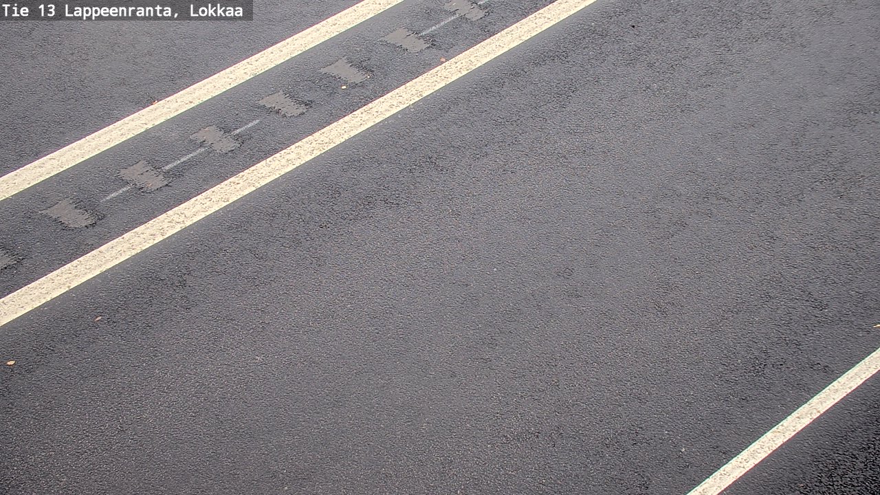 Weather Camera Image Väg 13 Lokkaa rakan, Lappeenranta, Etelä-Karjala