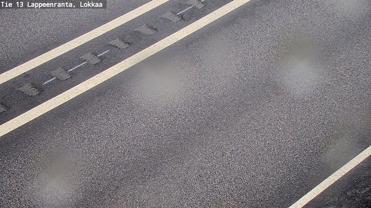 Weather Camera Image Väg 13 Lokkaa rakan, Lappeenranta, Etelä-Karjala