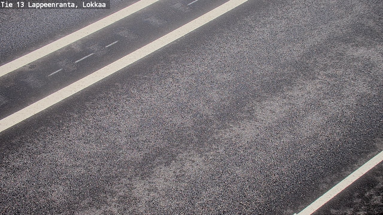 Weather Camera Image Väg 13 Lokkaa rakan, Lappeenranta, Etelä-Karjala