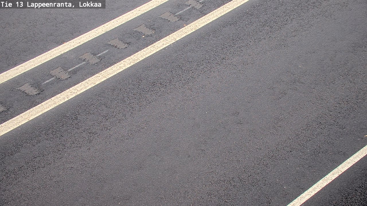 Weather Camera Image Väg 13 Lokkaa rakan, Lappeenranta, Etelä-Karjala