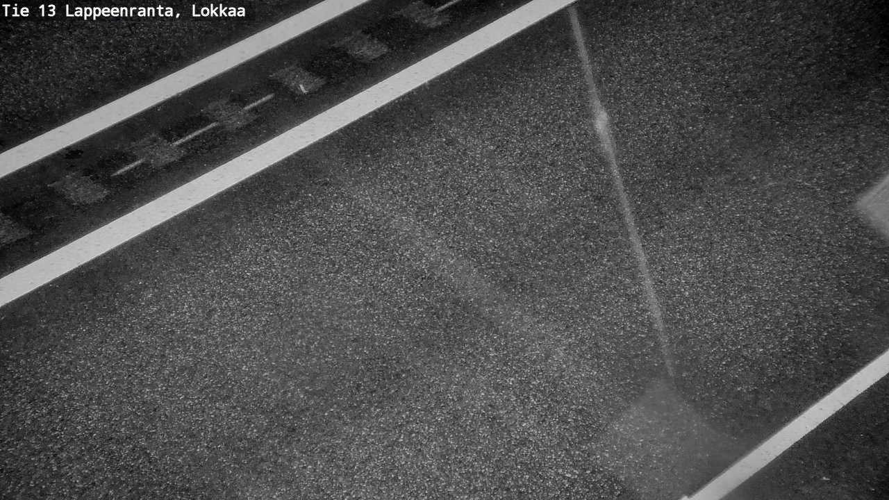 Weather Camera Image Road 13 Lokkaa straight, Lappeenranta, Etelä-Karjala