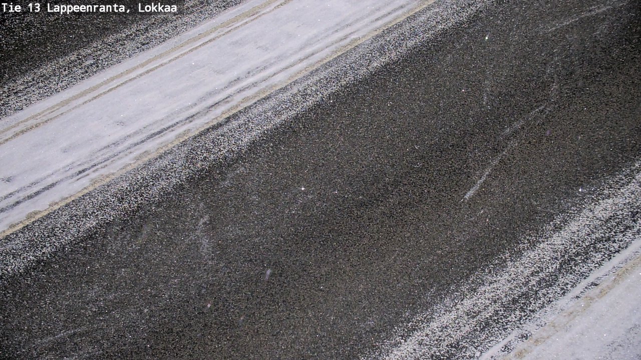 Weather Camera Image Väg 13 Lokkaa rakan, Lappeenranta, Etelä-Karjala