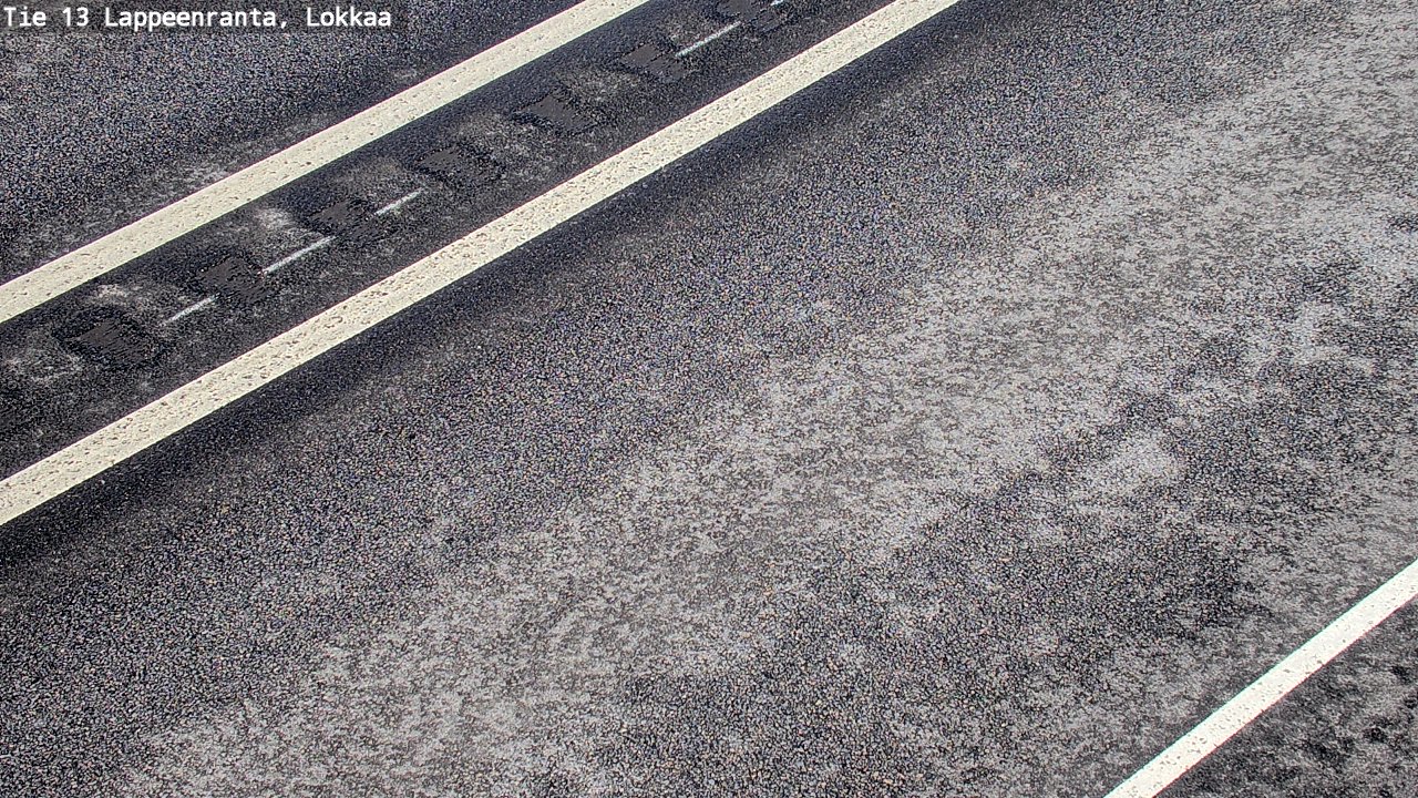 Weather Camera Image Väg 13 Lokkaa rakan, Lappeenranta, Etelä-Karjala