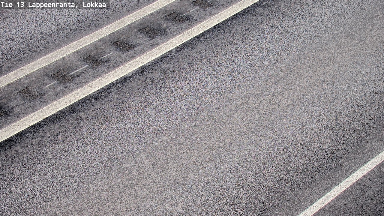 Weather Camera Image Road 13 Lokkaa straight, Lappeenranta, Etelä-Karjala