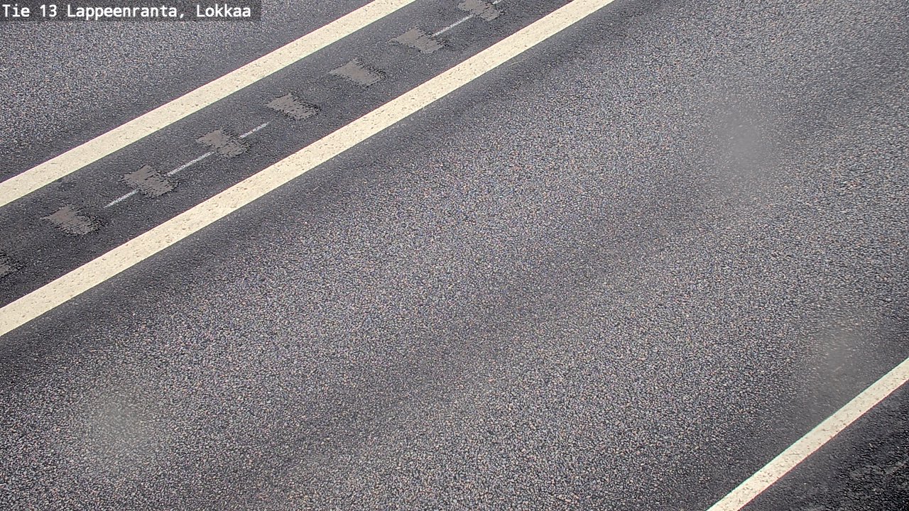 Weather Camera Image Väg 13 Lokkaa rakan, Lappeenranta, Etelä-Karjala