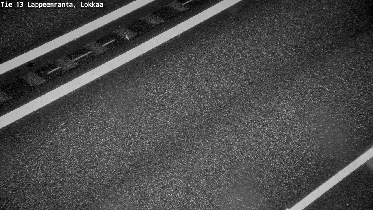 Weather Camera Image Road 13 Lokkaa straight, Lappeenranta, Etelä-Karjala