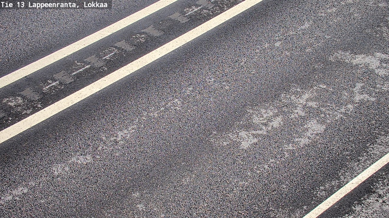 Weather Camera Image Väg 13 Lokkaa rakan, Lappeenranta, Etelä-Karjala