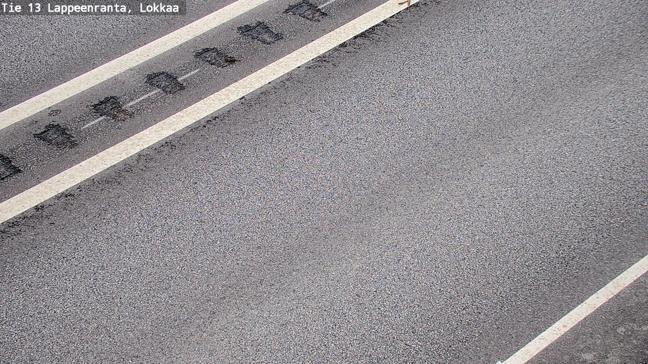 Weather Camera Image Road 13 Lokkaa straight, Lappeenranta, Etelä-Karjala