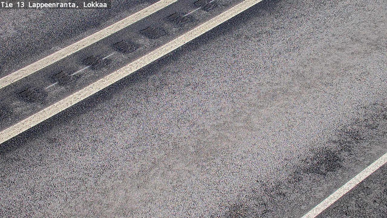 Weather Camera Image Road 13 Lokkaa straight, Lappeenranta, Etelä-Karjala