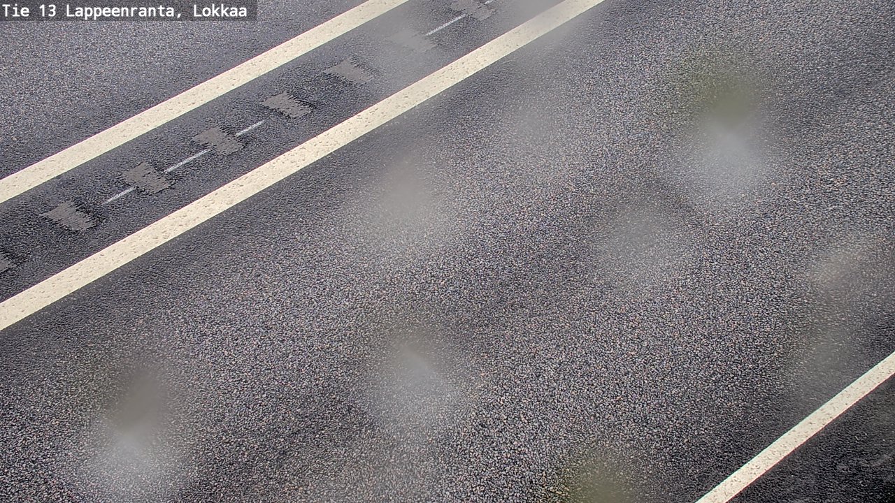 Weather Camera Image Väg 13 Lokkaa rakan, Lappeenranta, Etelä-Karjala