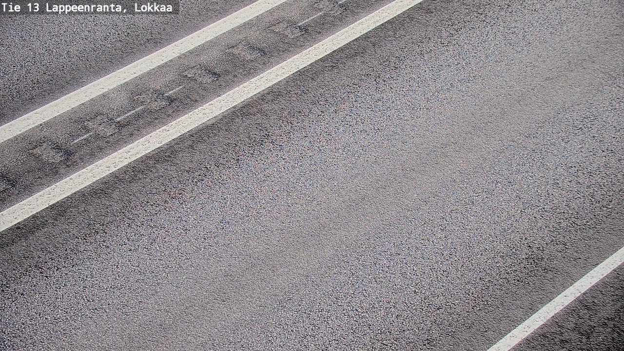 Weather Camera Image Väg 13 Lokkaa rakan, Lappeenranta, Etelä-Karjala