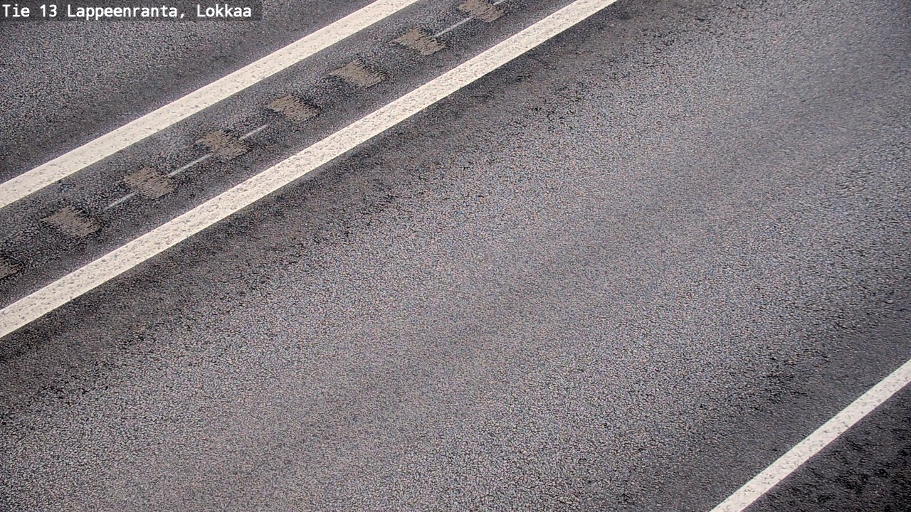 Weather Camera Image Väg 13 Lokkaa rakan, Lappeenranta, Etelä-Karjala