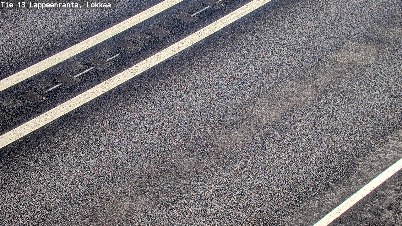 Weather Camera Image Väg 13 Lokkaa rakan, Lappeenranta, Etelä-Karjala