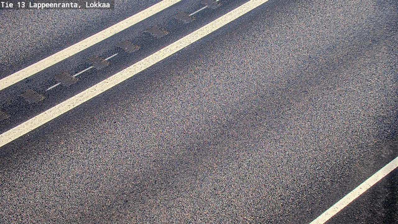 Weather Camera Image Väg 13 Lokkaa rakan, Lappeenranta, Etelä-Karjala