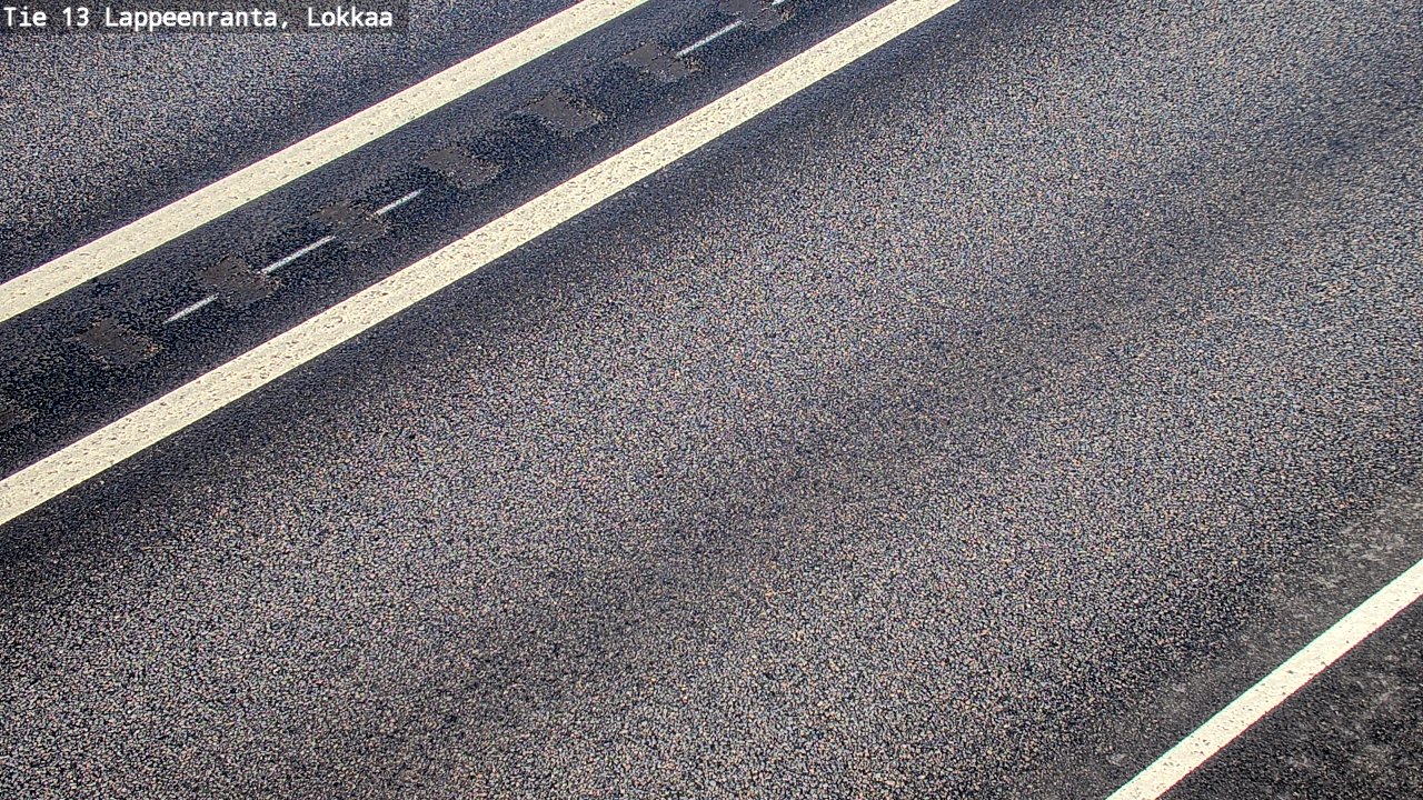 Weather Camera Image Väg 13 Lokkaa rakan, Lappeenranta, Etelä-Karjala