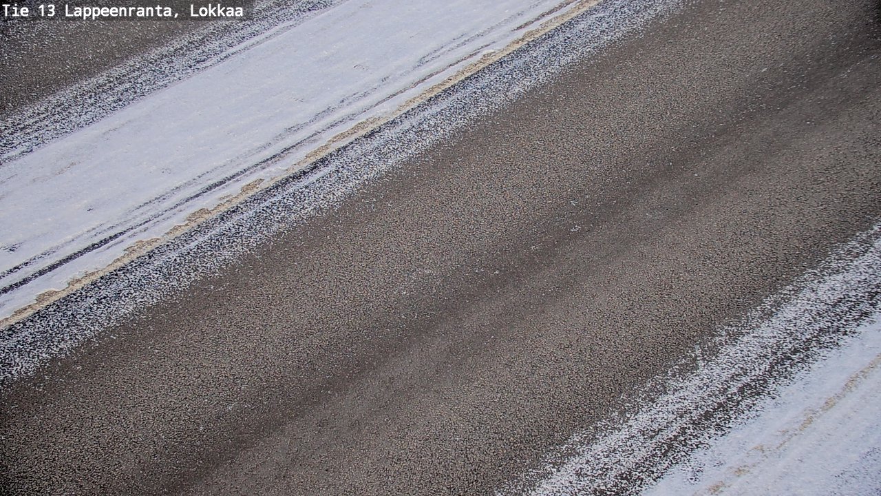 Kelikamerat Kuva Tie 13 Lokkaan suora, Lappeenranta, Etelä-Karjala