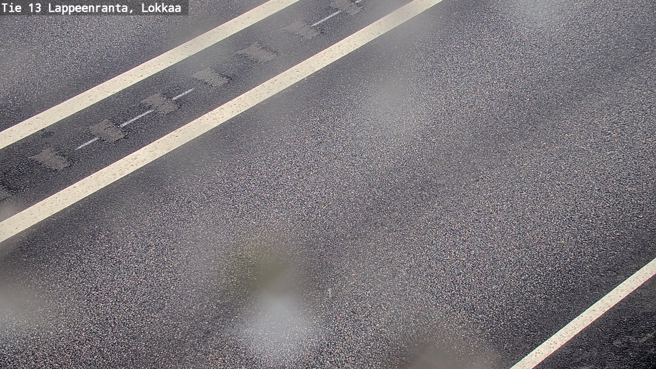 Weather Camera Image Road 13 Lokkaa straight, Lappeenranta, Etelä-Karjala