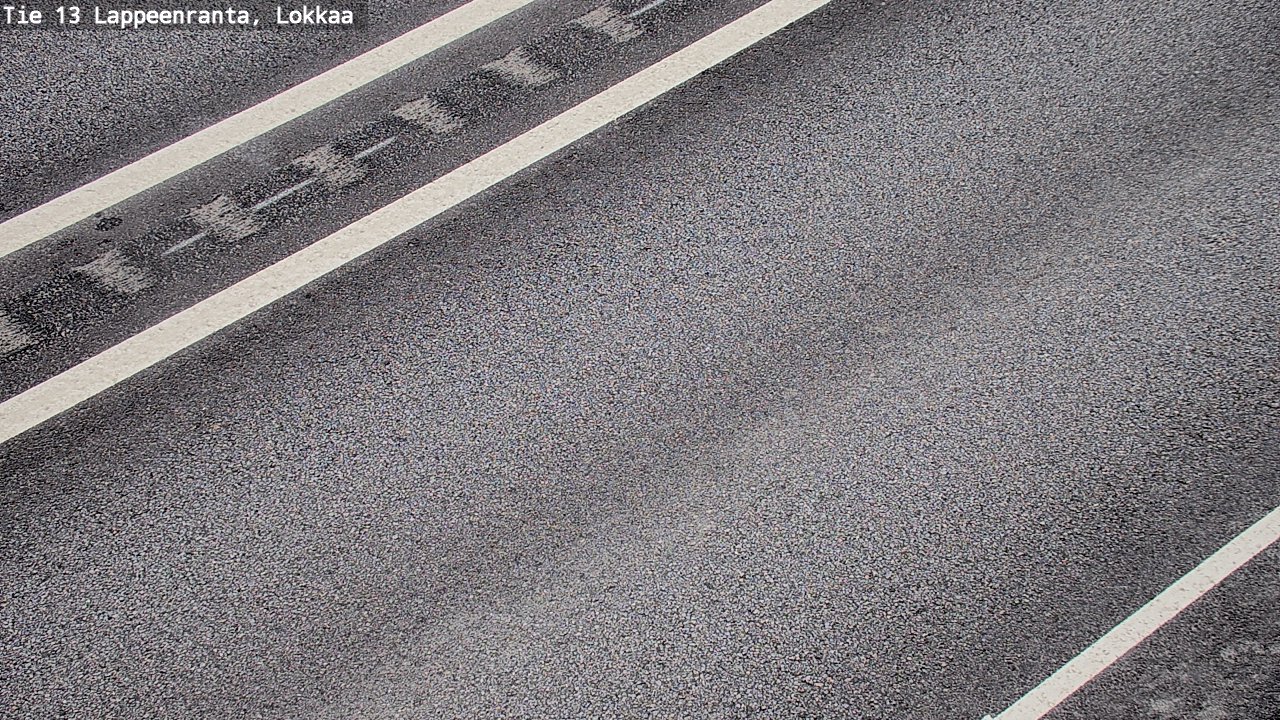 Weather Camera Image Road 13 Lokkaa straight, Lappeenranta, Etelä-Karjala