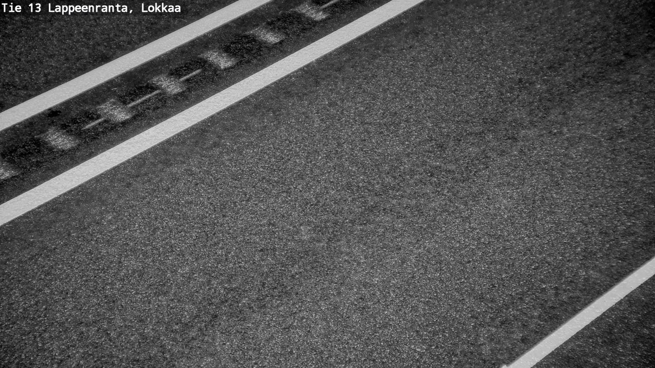 Weather Camera Image Road 13 Lokkaa straight, Lappeenranta, Etelä-Karjala