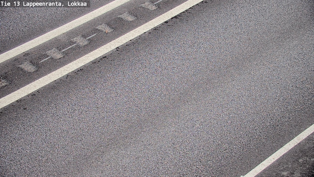 Weather Camera Image Road 13 Lokkaa straight, Lappeenranta, Etelä-Karjala