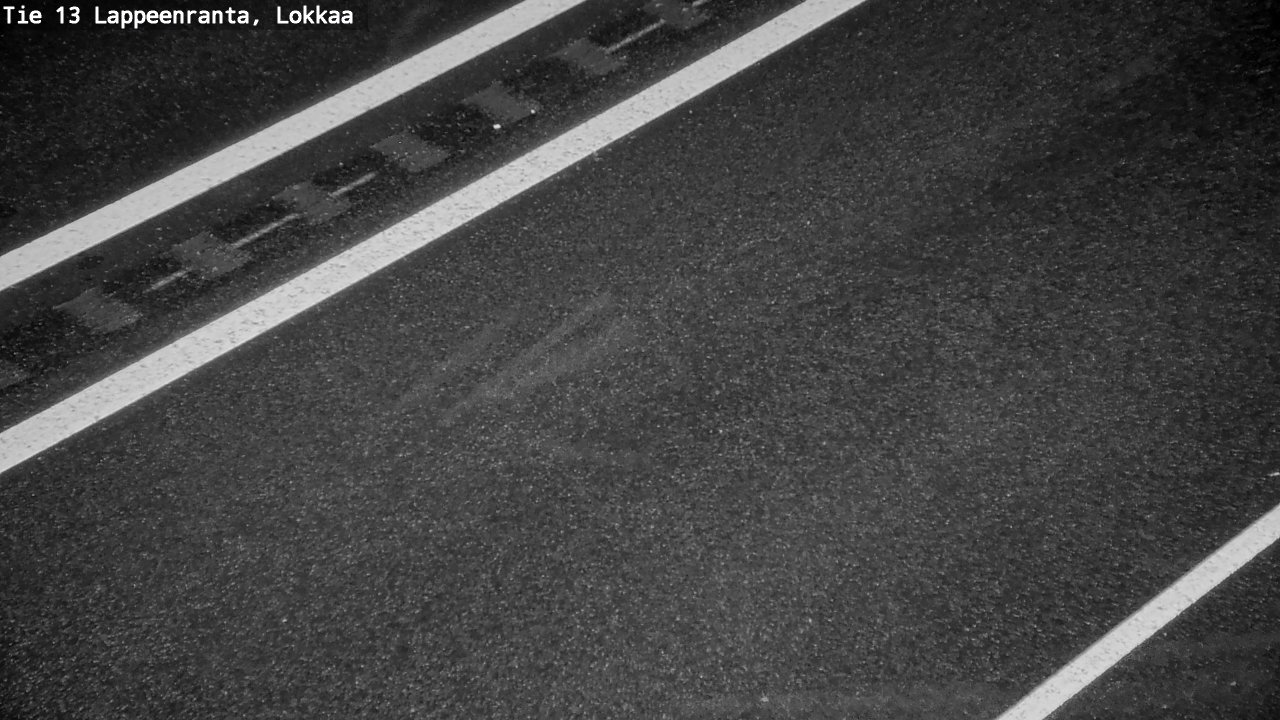 Weather Camera Image Väg 13 Lokkaa rakan, Lappeenranta, Etelä-Karjala