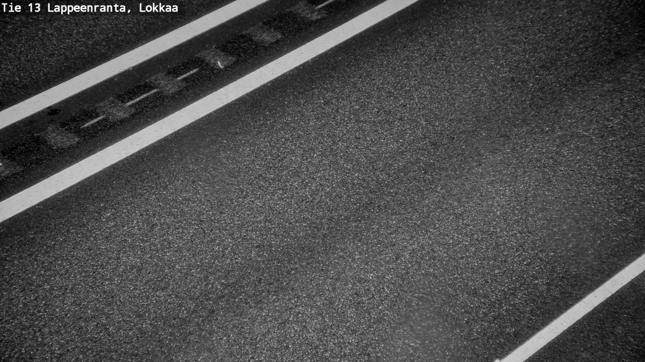 Weather Camera Image Road 13 Lokkaa straight, Lappeenranta, Etelä-Karjala