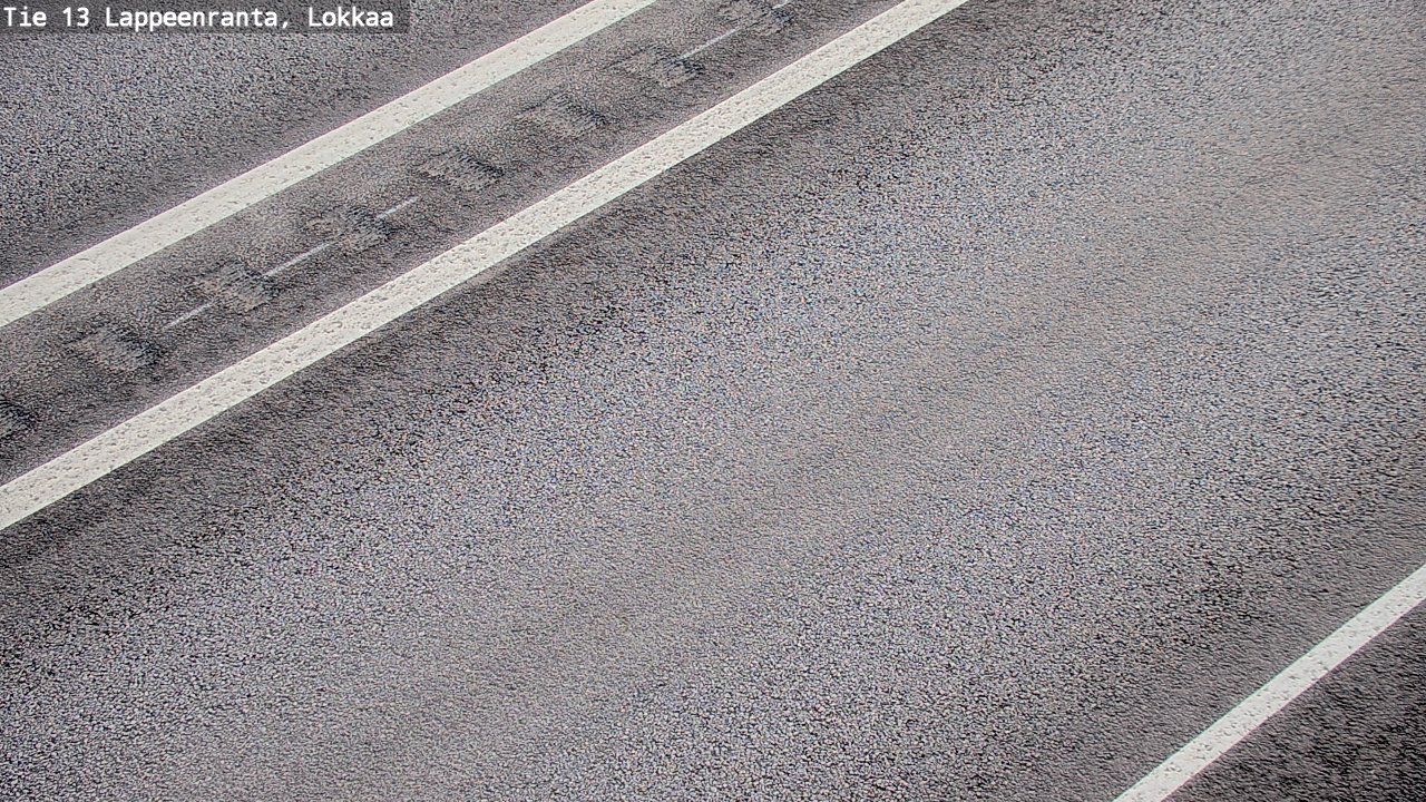 Weather Camera Image Väg 13 Lokkaa rakan, Lappeenranta, Etelä-Karjala