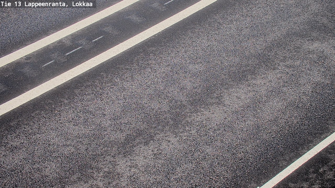 Weather Camera Image Väg 13 Lokkaa rakan, Lappeenranta, Etelä-Karjala