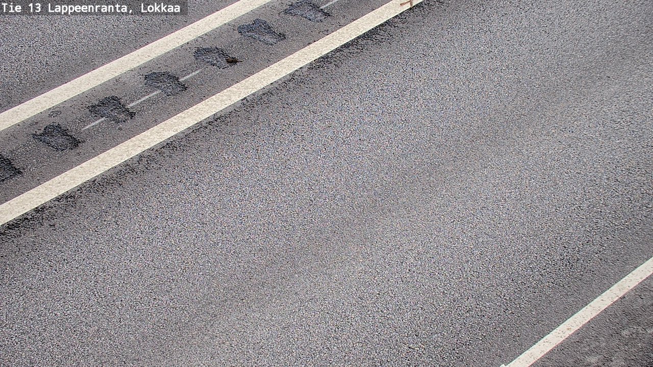 Weather Camera Image Road 13 Lokkaa straight, Lappeenranta, Etelä-Karjala