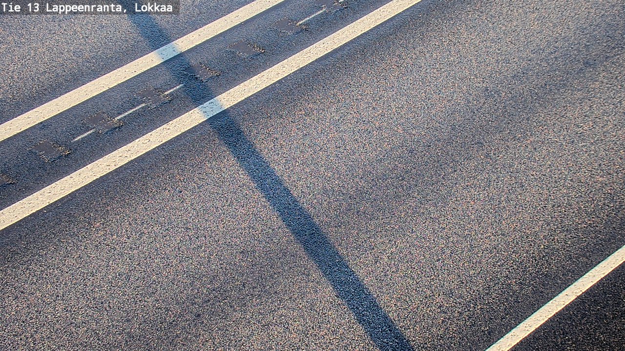 Weather Camera Image Väg 13 Lokkaa rakan, Lappeenranta, Etelä-Karjala