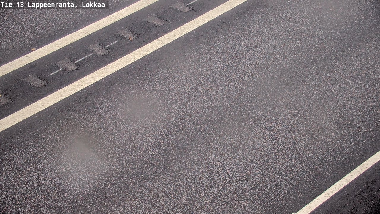 Weather Camera Image Road 13 Lokkaa straight, Lappeenranta, Etelä-Karjala