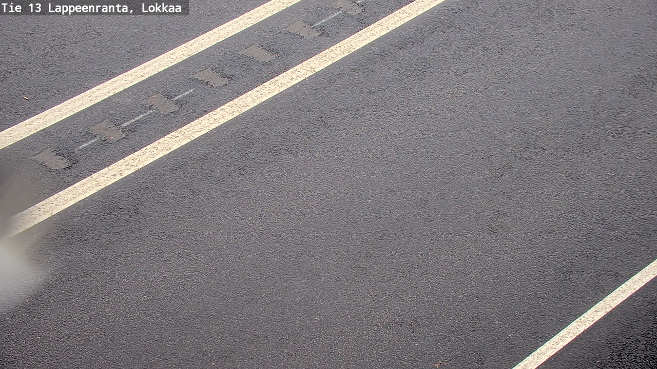 Weather Camera Image Road 13 Lokkaa straight, Lappeenranta, Etelä-Karjala