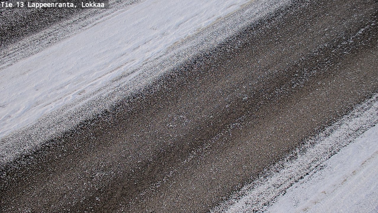 Kelikamerat Kuva Tie 13 Lokkaan suora, Lappeenranta, Etelä-Karjala