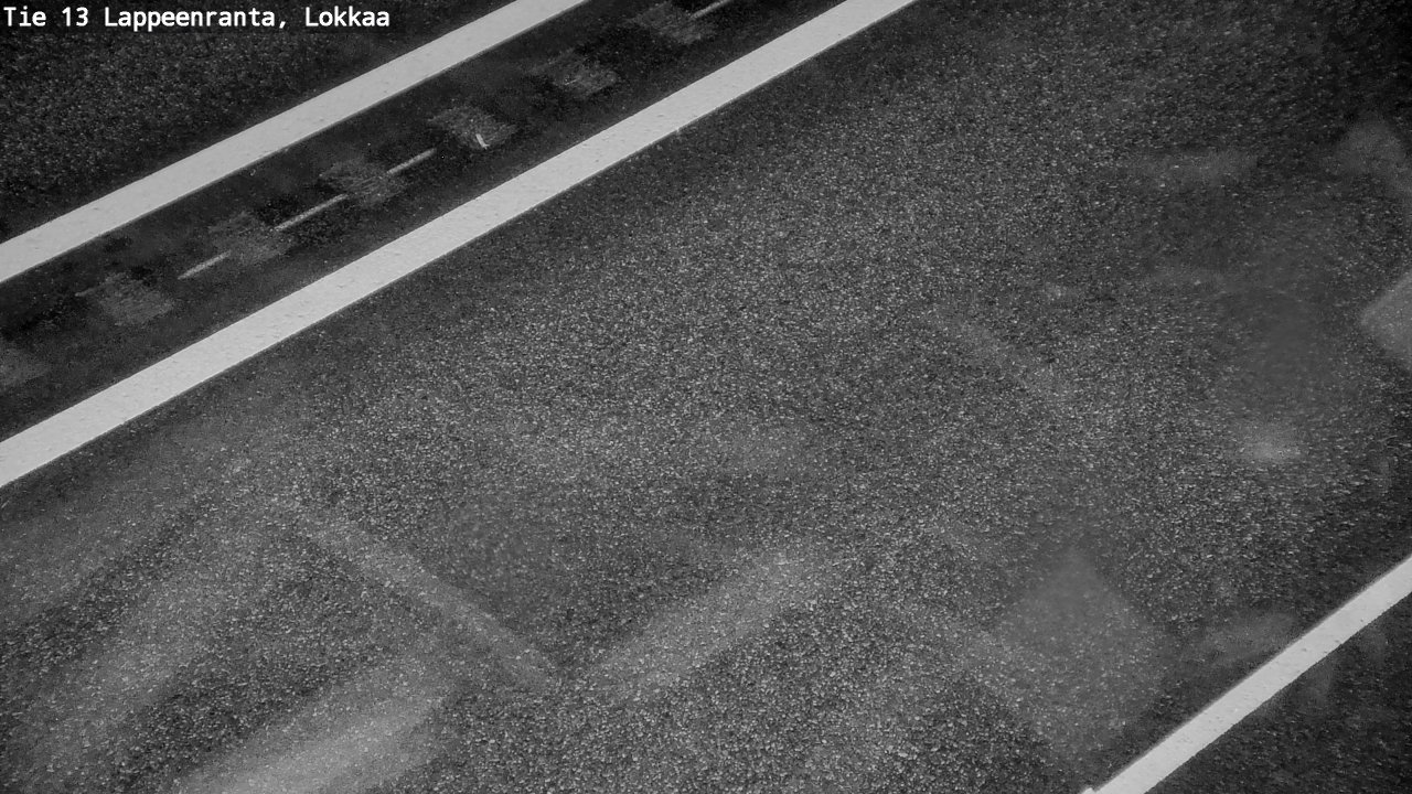 Weather Camera Image Road 13 Lokkaa straight, Lappeenranta, Etelä-Karjala