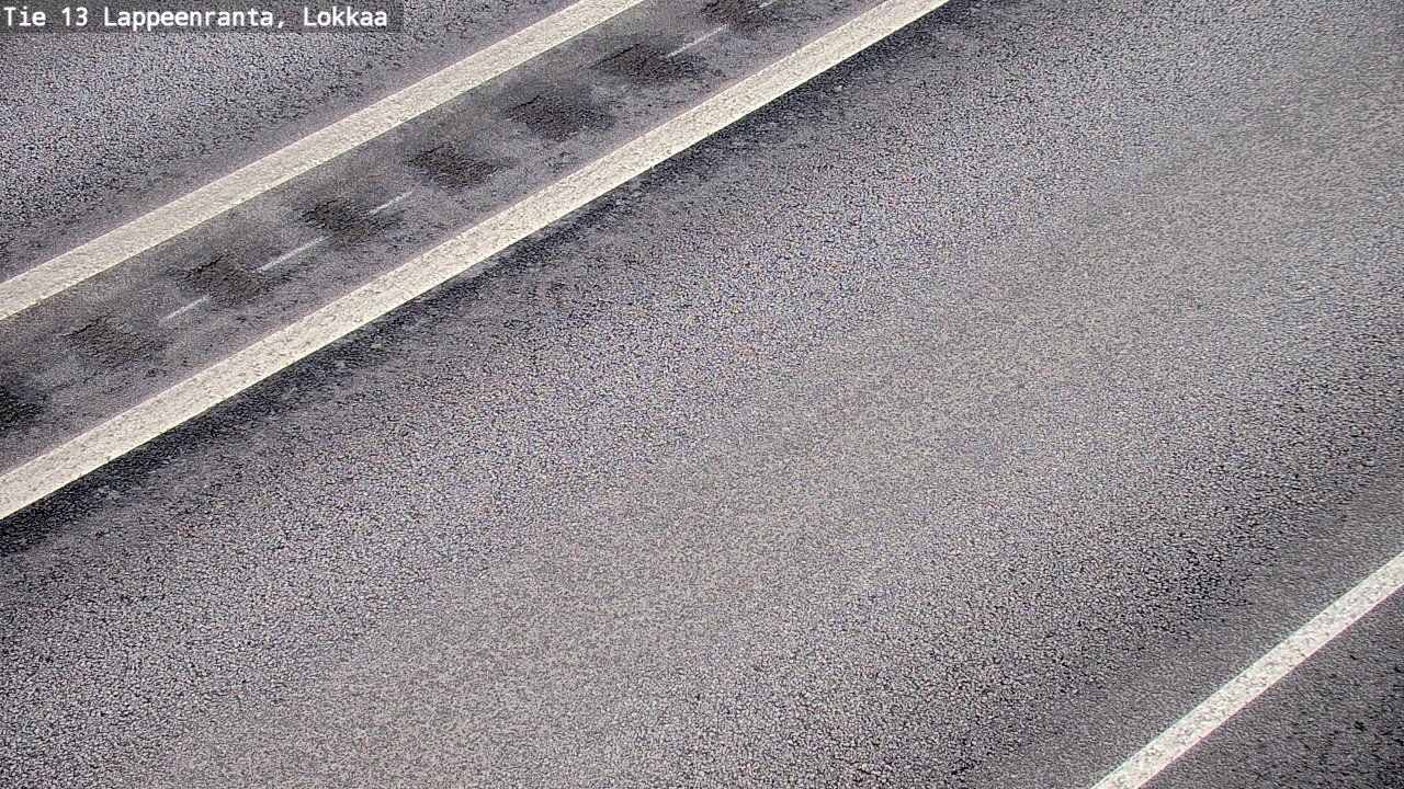 Weather Camera Image Road 13 Lokkaa straight, Lappeenranta, Etelä-Karjala