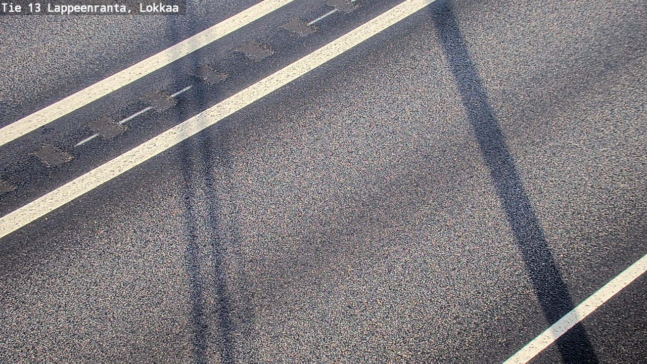 Weather Camera Image Väg 13 Lokkaa rakan, Lappeenranta, Etelä-Karjala