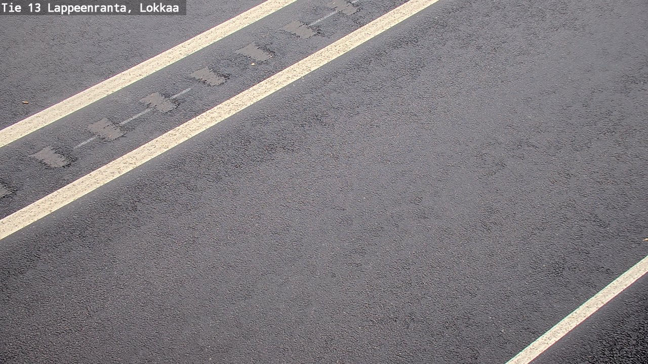Weather Camera Image Road 13 Lokkaa straight, Lappeenranta, Etelä-Karjala