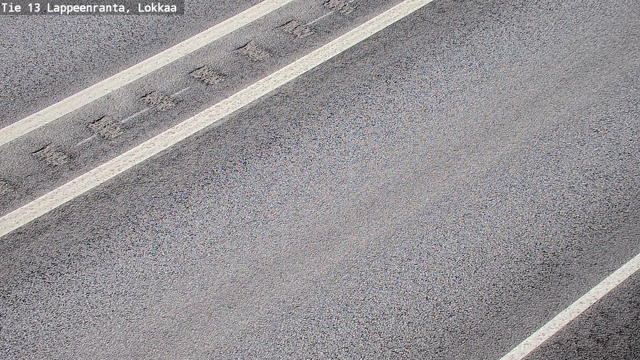 Weather Camera Image Väg 13 Lokkaa rakan, Lappeenranta, Etelä-Karjala