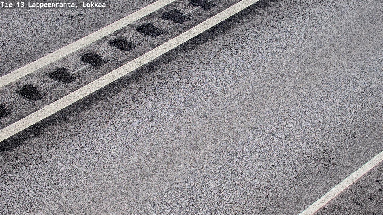 Weather Camera Image Väg 13 Lokkaa rakan, Lappeenranta, Etelä-Karjala
