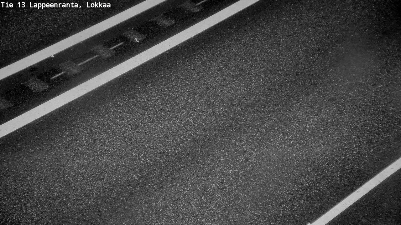 Weather Camera Image Road 13 Lokkaa straight, Lappeenranta, Etelä-Karjala