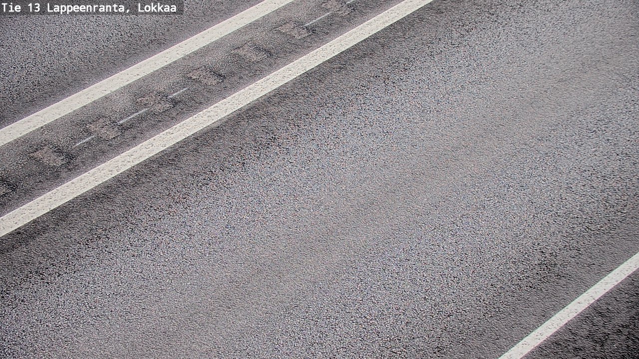 Weather Camera Image Väg 13 Lokkaa rakan, Lappeenranta, Etelä-Karjala